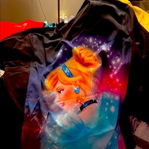 Womens Disney Cinderella Scrub Top